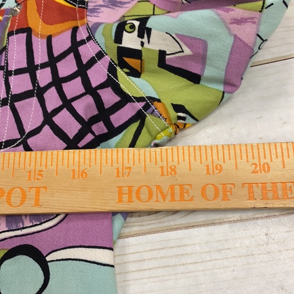 Vintage funky abstract 3/4 sleeve jacket Medium - Picture 6 of 9